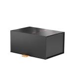 High grade perfume gift box customized double-sided gold stamping flip magnetic