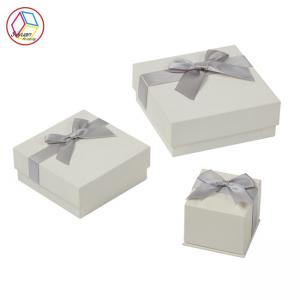 Wholesale Personalized Jewelry Paper Gift Box For Ring Ear Stud White Pearl Color from china suppliers