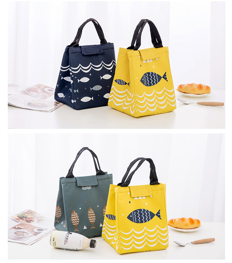 Rubber Logo L19*D18cm Insulated Lunch Cooler Bags