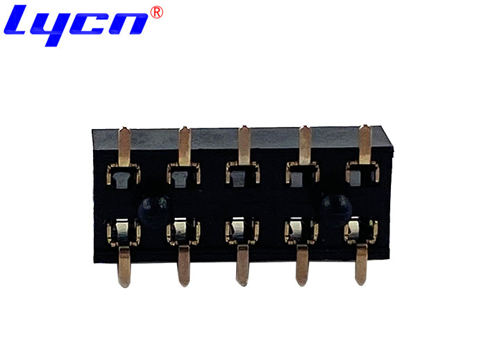 1.0A Female Pin Header 1.27 Mm Pitch Height 2.0mm Double Row
