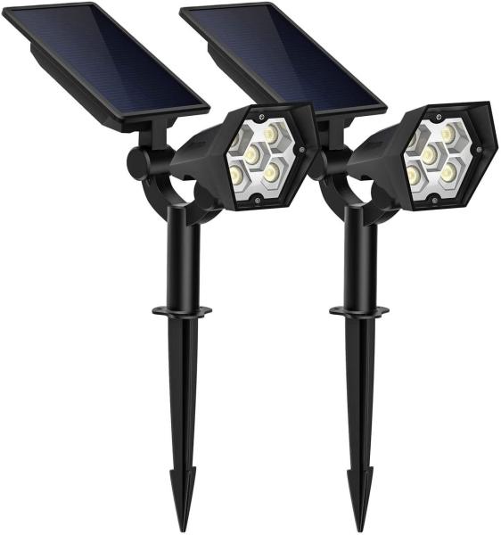 Solar integrated adjustable spotlight|Waterproof LED monocrystalline silicon