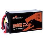 Racing FPV Drone Compatible Lipo FPV Drone Battery 6S 22.2V 27000mAh 25C UAV