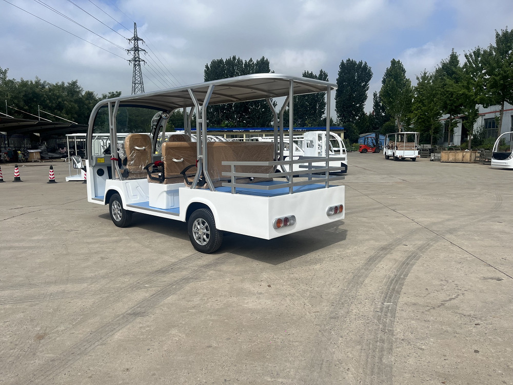 Support Customization 8 Seater Electric Sightseeing Car With Lithium Battery And Customizable LOGO
