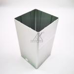 Lighting Fixture CNC Aluminum Housing Profile Square Shape Rounded Angle