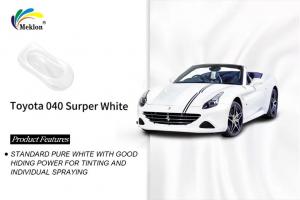 China Super White Refinish Car Paint Smooth Finish Practical For FAW Toyota 040 on sale