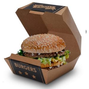 Wholesale 71oz SBS Paperboard Food Packaging Folding Boxes BSCI Burger Cardboard Box from china suppliers