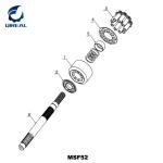 EX60 Excavator Msf52 Hydraulic swing motor repair spare parts