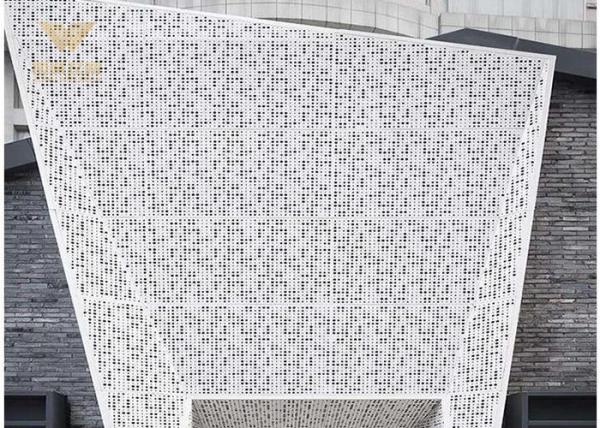 Perforated Aluminum Decorative Wall Panel Metal Curtain Wall Perforated Wall
