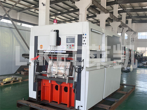 Automatic Aluminum Foil Cover Lid Liner Die Cutting Machine With Manual Pneumatic Lock Plate