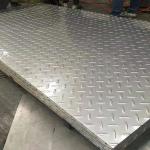Embossed Checkered Aluminum Sheet 0.5mm Thickness 1050 1060 3003