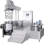 220V PLC Cosmetic Homogenizer Mixer , Rustproof Lotion Homogenizer Machine