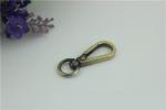 Factory direct sale metal zinc alloy 10 mm hanging brush anti brass snap hook