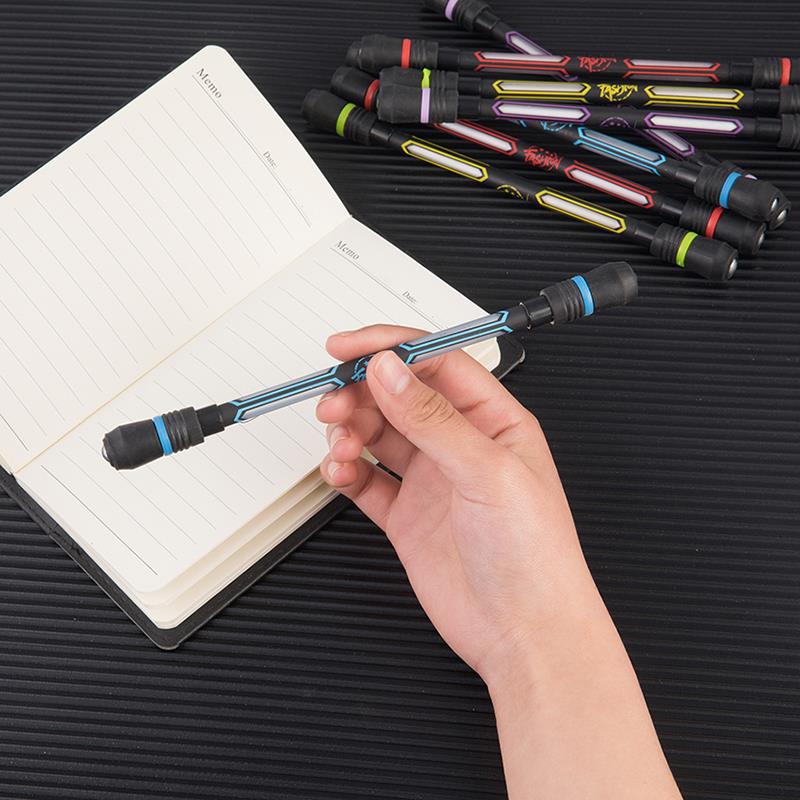 2022 Multi-Function Office Writing Pen Ballpoint Class Spinning Plastic Gift Refills