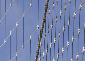 China Durable Architectural Stainless Steel Wire Mesh Knotted / Ferruled Shape on sale