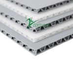 250GSM 6mm PP Honeycomb Sheet White Plastic Sandwich Boards