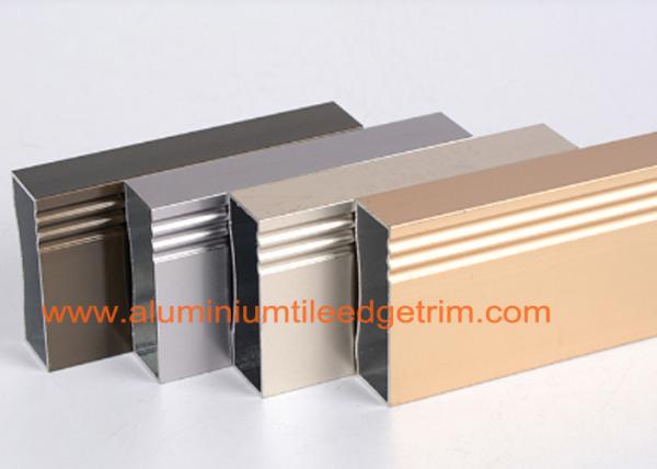 Quality Anodized 6063 - T5 Aluminum Extrusion Profiles Rectangular Hollow Shaped for sale