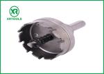 3 Flat Shank TCT Hole Saw Cutter For Stainless Steel Plate 25 Mm Cutting Depth
