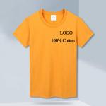 100% Cotton Men Women'S Blank White T Shirt Unisex Casual Plain T Shirts With