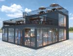 Affordable 20ft Knock Down Sandwich Panel Portable Prefab Hotel Container