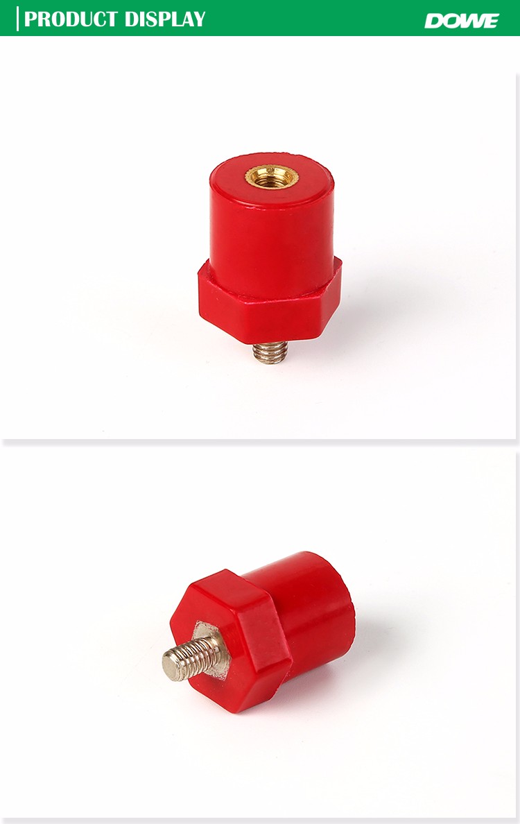 Electrical standoff busbar support insulators connect