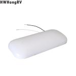 HWHongRV 12V warm White Ultra-Thin Dome LED Light Interior Lamp Caravan