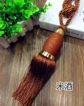Fashion custom long tassel fringe trimming for curtain attractive tieback