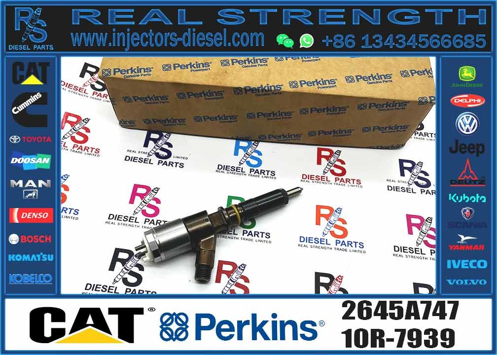 CAT FUEL INJECTOR 2645A747 3200680 FOR CAT 6.6 ENGINE PERKINS ENGINE 2645A747 1100 SERIES PERKINS CATERPILLAR C4.4 C6.6