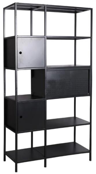 Quality 5 Tier Wall Display Storage H1880mm Metal Office Bookcase for sale