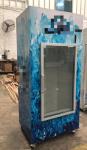 Painted Steel Commercial Ice Freezer With Top Mount Refrigeration System
