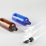Spiral Plastic Cosmetic Tubes Round Long Neck 500ML