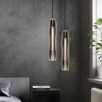 ODM Modern Exterior Pendant Lighting Multi Glass 5000k CCT Smoke Grey Color