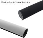 Black White Velcro Wire Wrap Easy Install Neoprene Cable Management Sleeve