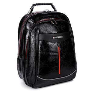 Wholesale Durable Lightweight Leather Business Backpack Zipper Closure Anti - Fouling from china suppliers