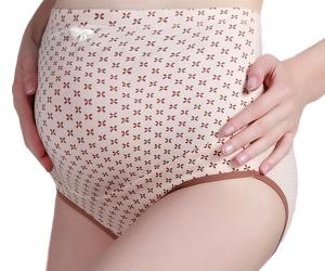 China Spring Soft Body Care Maternity Panties , High Waisted Maternity Underwear on sale