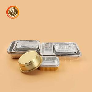 Wholesale Aluminum Foil Lunch Disposable Bakery Takeaway Food Aluminum Foil Lunch Boxes Food Packing Containers from china suppliers