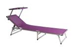 Customized Beach Foldable Sun Lounger With Aluminum Tube Material