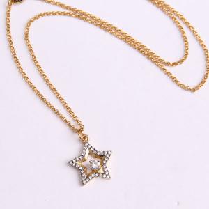 Wholesale Fashion brand jewelry Juicy Couture necklace star pendant necklace jewellery wholesale from china suppliers