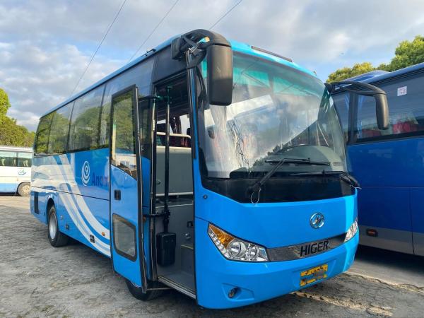 Used Shuttle Bus 30 Seats Official Vehicle Left Hand Drive 4 Cylinders Engine