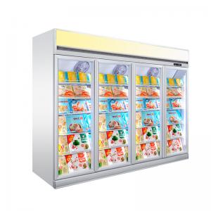 Wholesale Upright Refrigeration Glass Door Commercial Refrigerator And Freezer from china suppliers