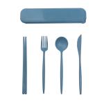 Lightweight Eco Tableware Accessories Food Grade Wheat Straw Fibre 4-PC Flatware