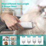Pet Grooming Kit Vacuum Suction 5 Proven Tools for 99% Pet Hair Removal on Dogs