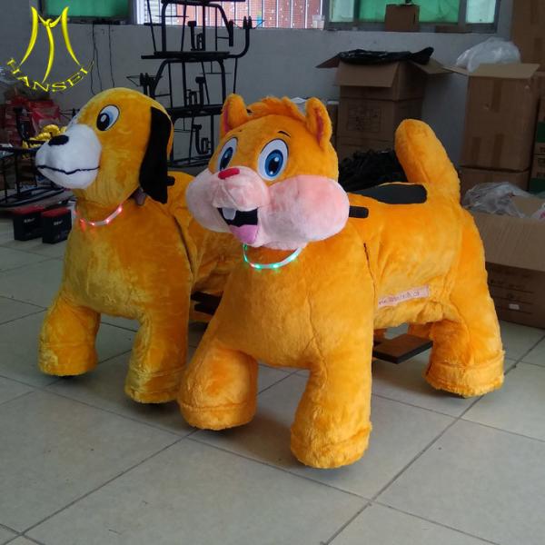 Hansel carnival amusement park rides electronic scooter for babys battery plush