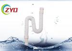 PVC Basin Flexible Sewer Pipe For Bathromm , Kitchen Sink Flexible Drain Pipe