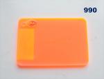 Yellow Green Orange Fluorescent PMMA Plexiglass Acrylic Sheet Customized High