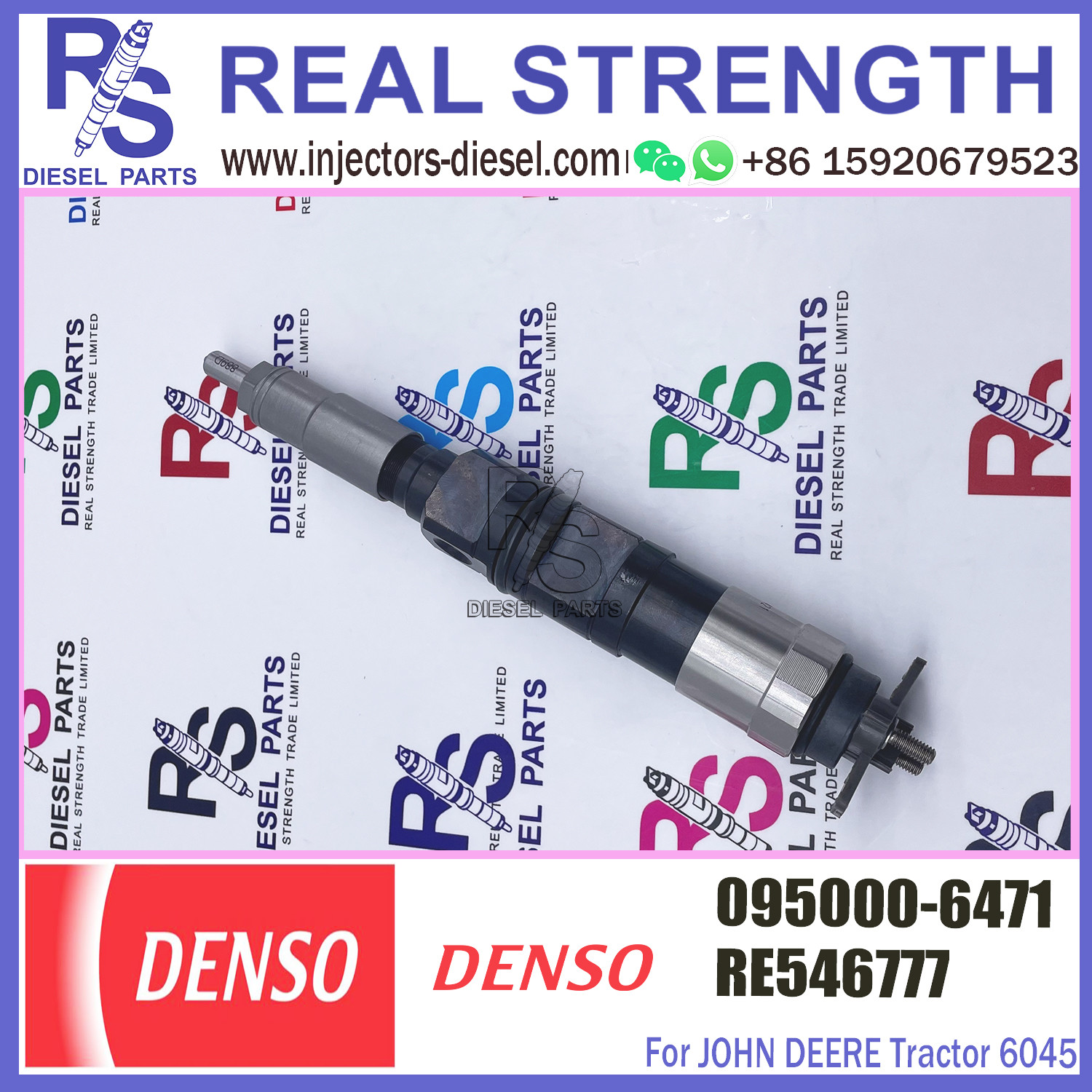 Common Rail Fuel Injector 095000-6470 095000-6471 RE528408 RE529151 RE546777 SE501948 DZ100223