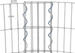 90cm Diameter 40cm High Gabion Garden Bed , Round Welded Gabion Baskets