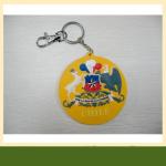 High quality garment pvc rubber keychain also silicone Keychain