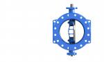 Low Torque Dovetail Double Eccentric Butterfly Valve Both Side Seal Online