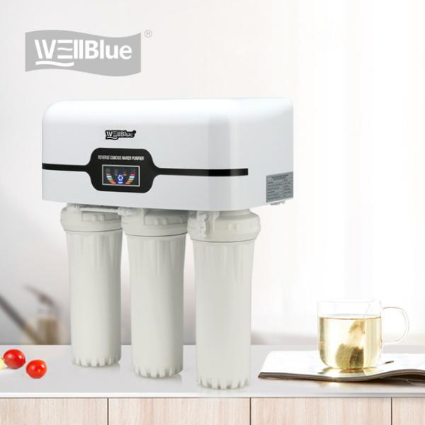 Household Reverse Osmosis Water Purifier System , 75 GPD RO Water Purifier