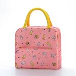 Custom Printed Striped Oxford Insulated Lunch Cooler Bags